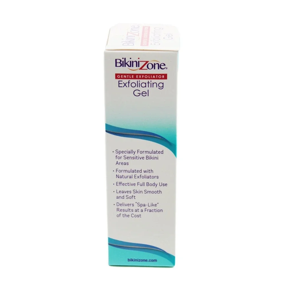 5 Pack Bikini Zone Exfoliating Gel Exfoliates Skin Before Shaving & Waxing 3 oz